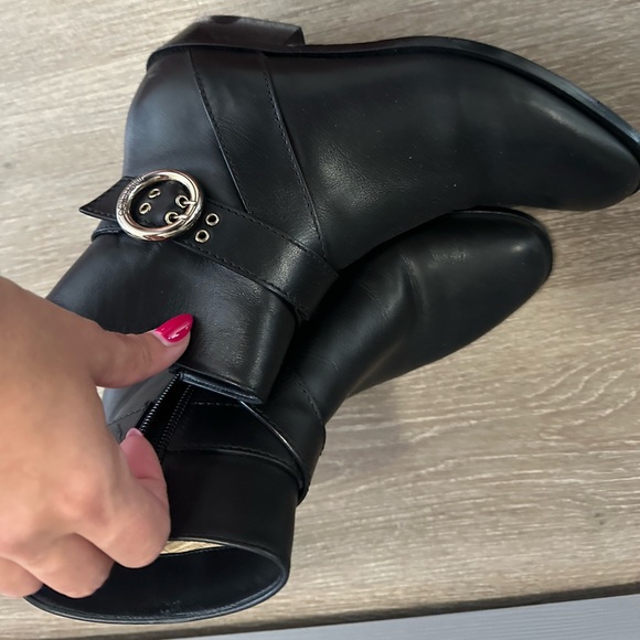 Jimmy Choo Flat Leather Booties - Picture 1 of 3